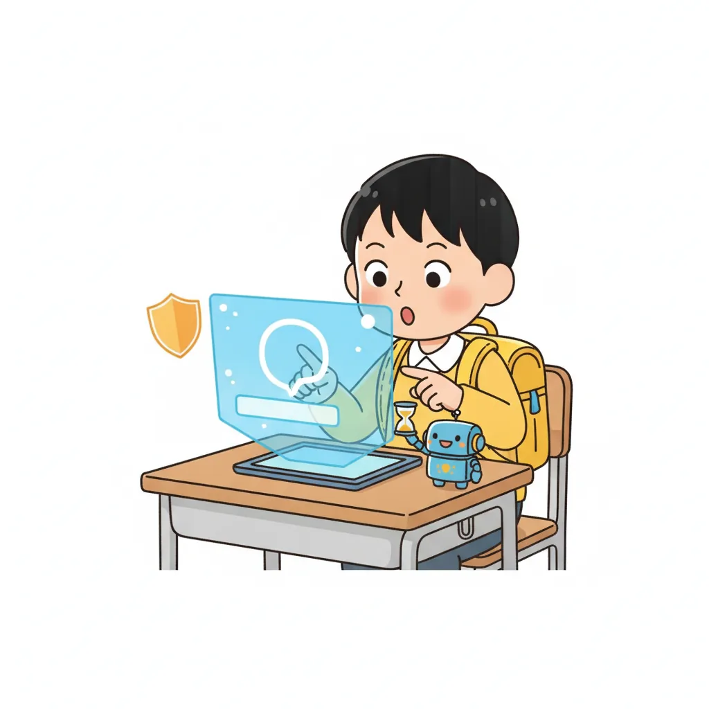 小学生がChatGPTを安全に使うための具体的な注意点：個人情報・時間管理・情報吟味