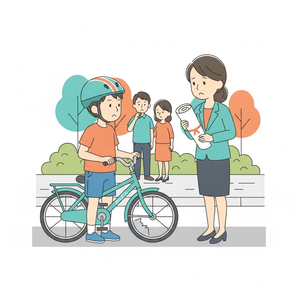 自転車事故の示談交渉、未成年の責任と親の監督義務を法的に考える
